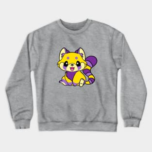 Intersex Pride Red Panda Crewneck Sweatshirt